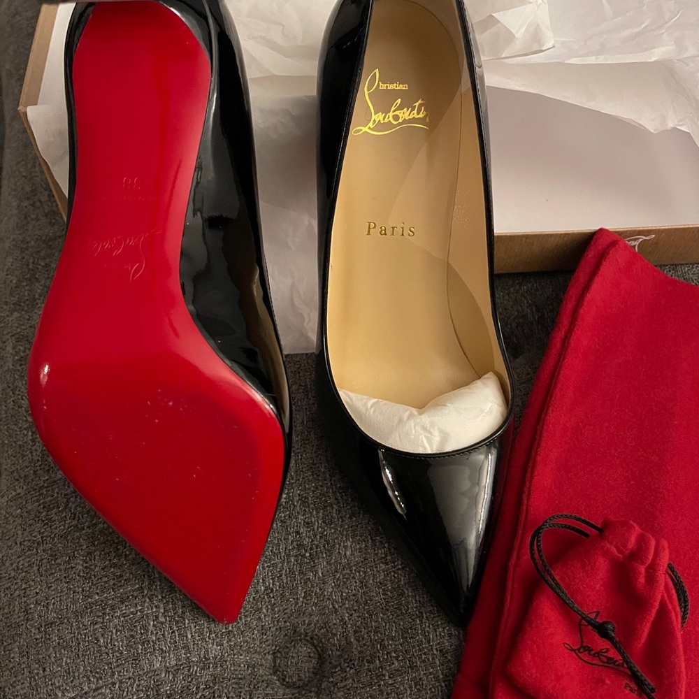 Christian Louboutins size 38 worn once - Picture 2 of 3